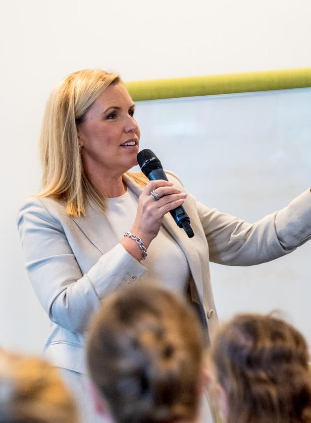 Nicole Staudinger als Trainerin